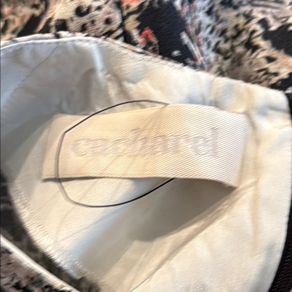 Cacharel sz 6 Floral Print midi length Women's Dress, back zip great condition - Picture 6 of 10